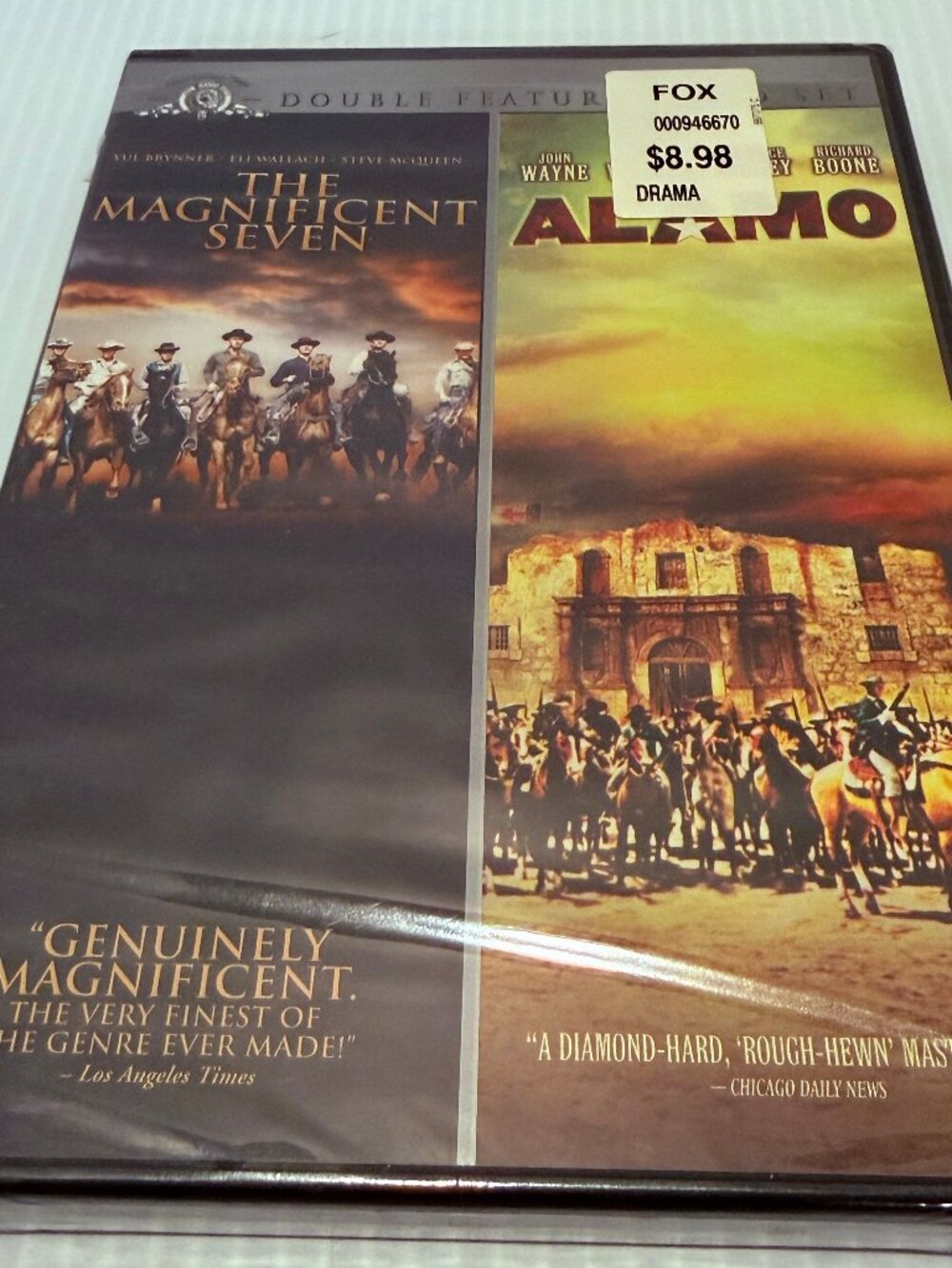 The Magnificent Seven/The Alamo (DVD, 2007, 2-Disc Set) Brand New Factory Sealed